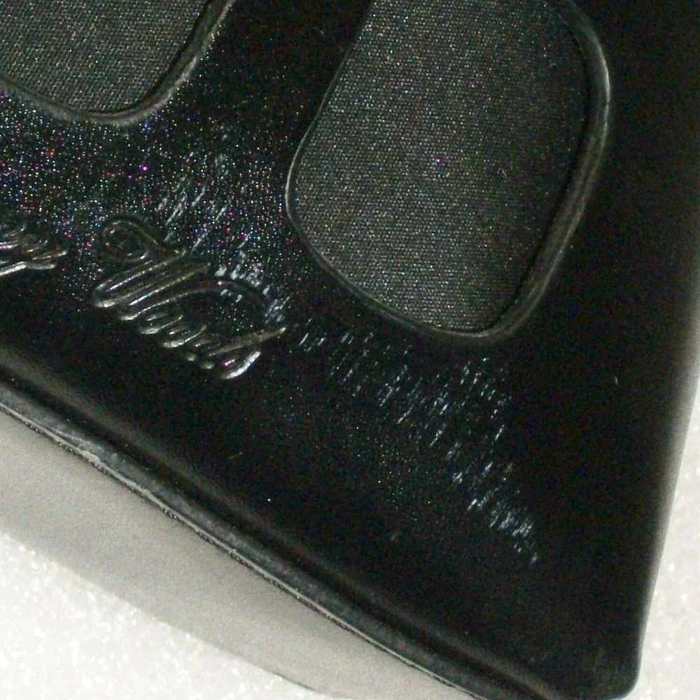 SOLD! Timmy Woods Beverly Hills Collection Black Clutch 14" x 6" Removable Liner - Picture 7 of 13